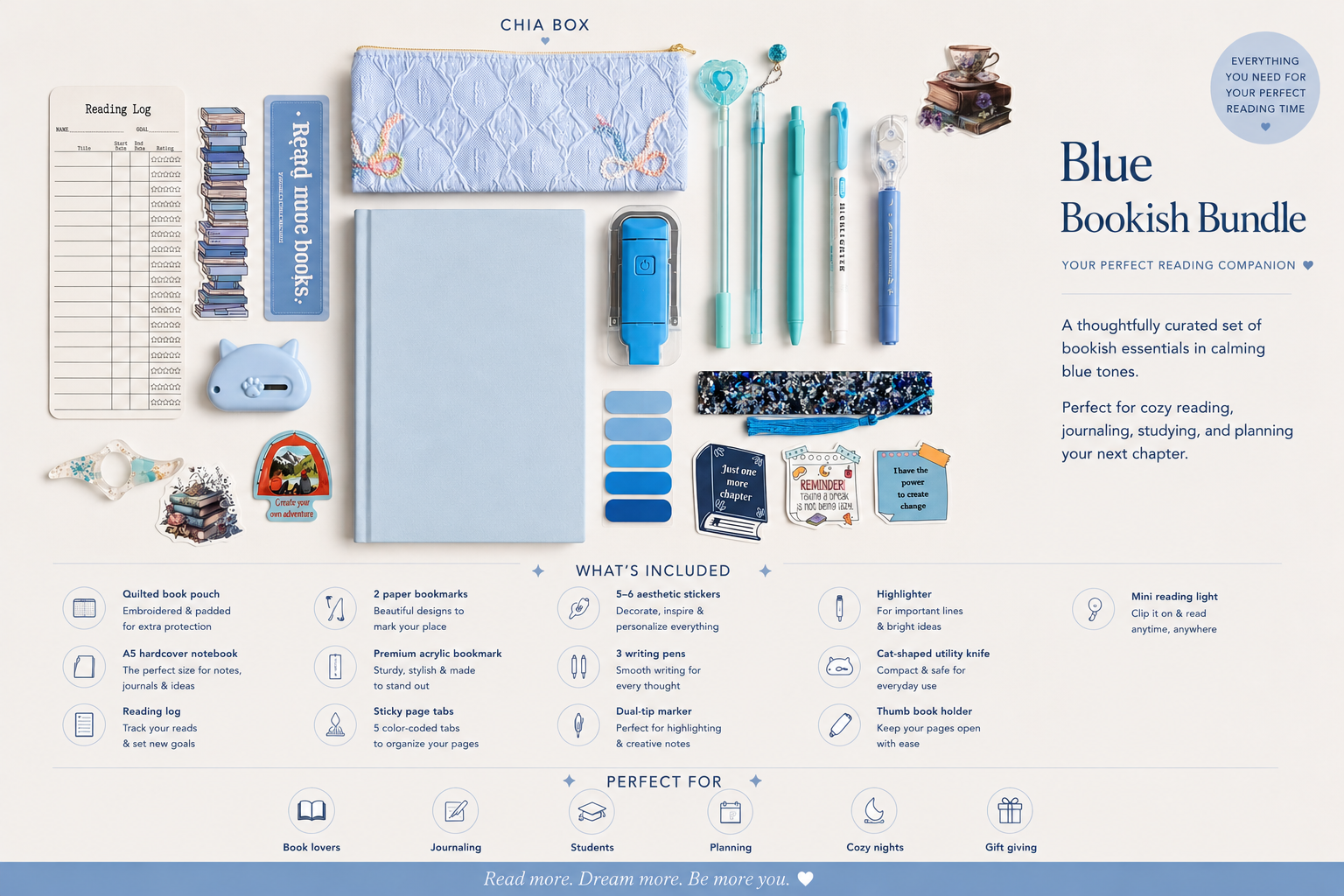 🩵Blue Bookish Bundle