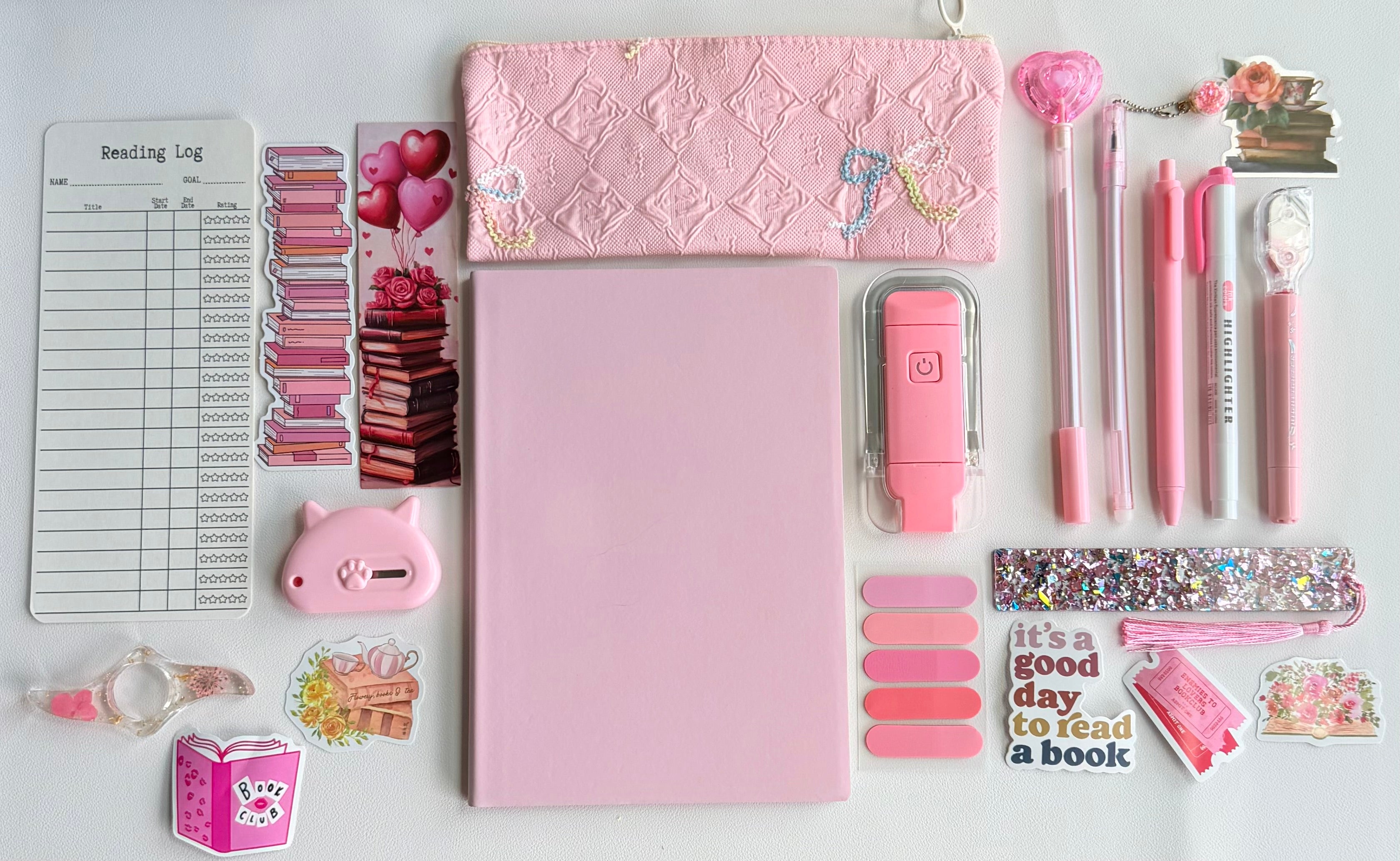 🌷Pink Bookish Bundle