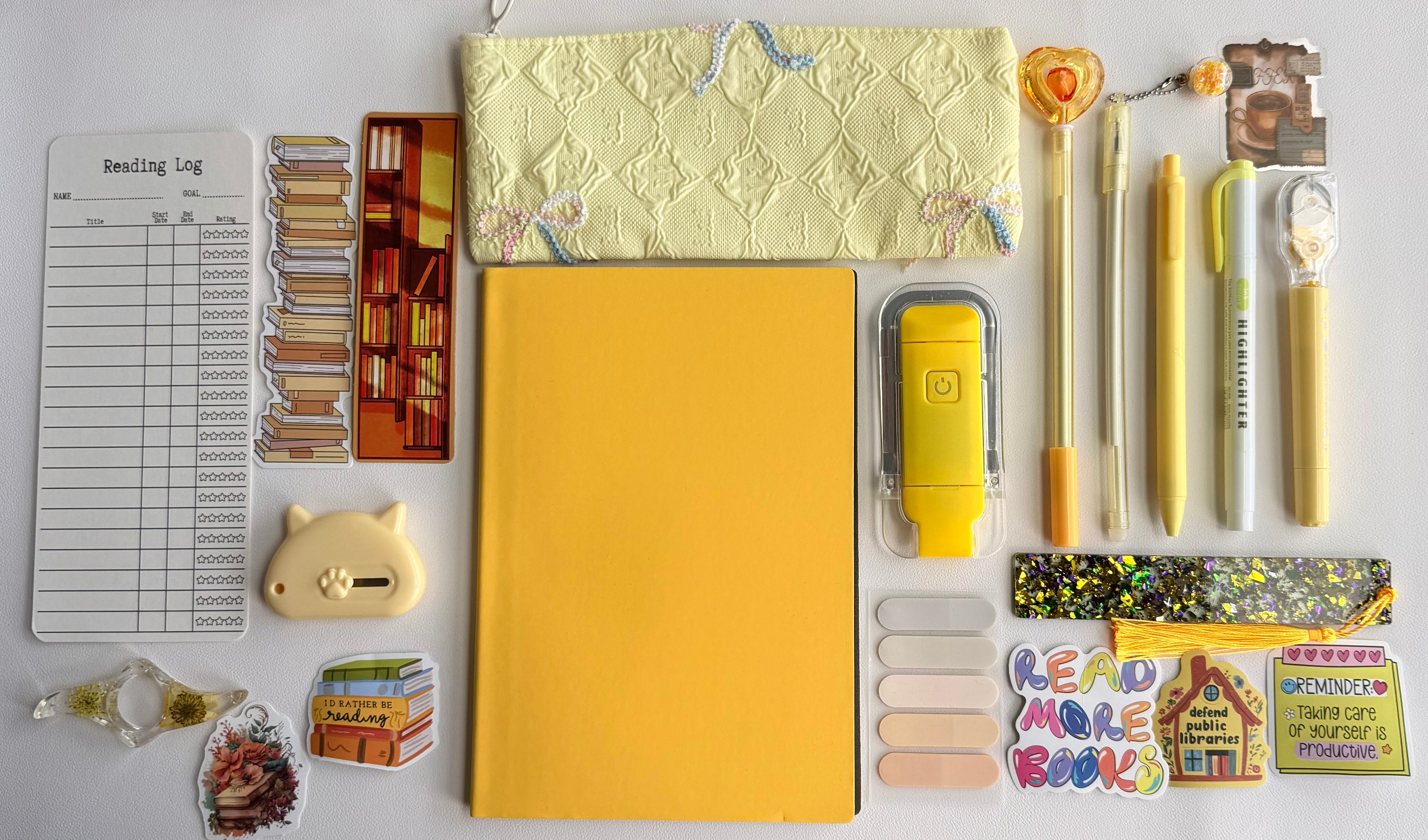 🌼Yellow Bookish Bundle